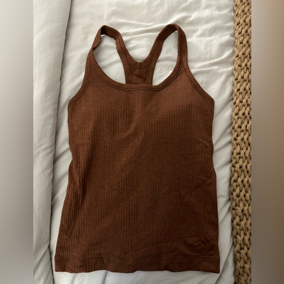 lululemon athletica Tops - Lululemon Ebb To Street Tank Top in Roasted Brown